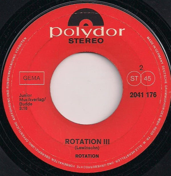 Rotation (4) : Pinky Pink / Rotation 3 (7", Single)