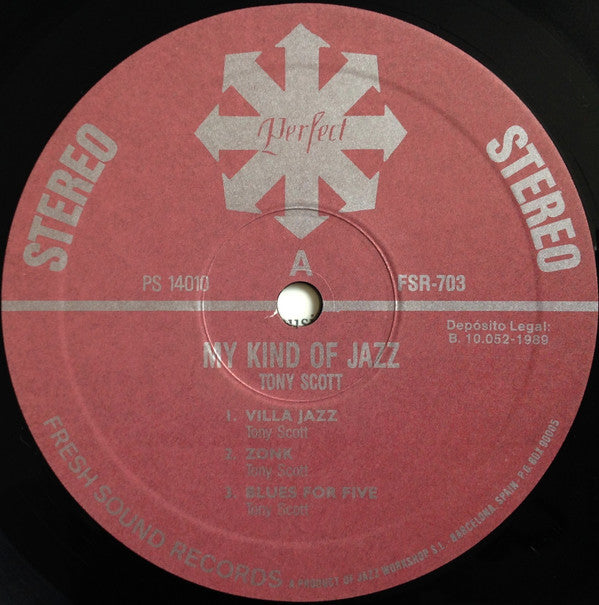 Tony Scott (2) : My Kind Of Jazz (LP, Album, RE)