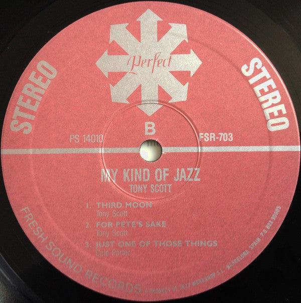 Tony Scott (2) : My Kind Of Jazz (LP, Album, RE)