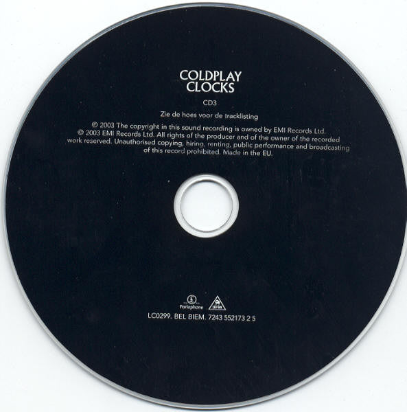 Coldplay : Clocks (CD, Maxi, 3/3)