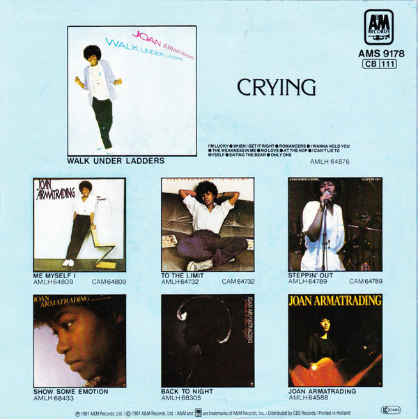 Joan Armatrading : When I Get It Right (7", Single)