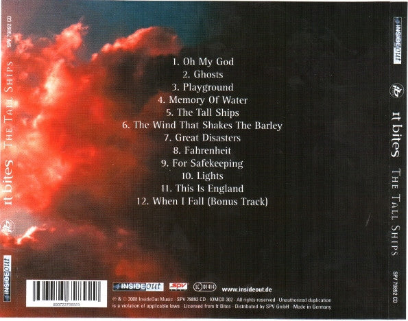 It Bites : The Tall Ships (CD, Album)