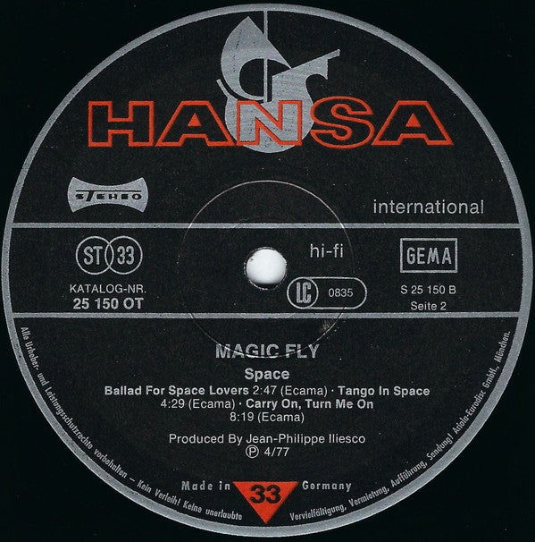 Space : Magic Fly (LP, Album)