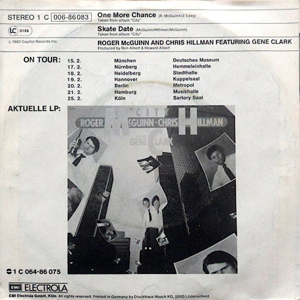 McGuinn, Clark & Hillman : One More Chance (7", Single)