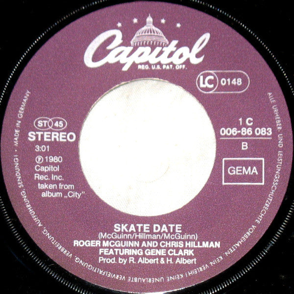 McGuinn, Clark & Hillman : One More Chance (7", Single)