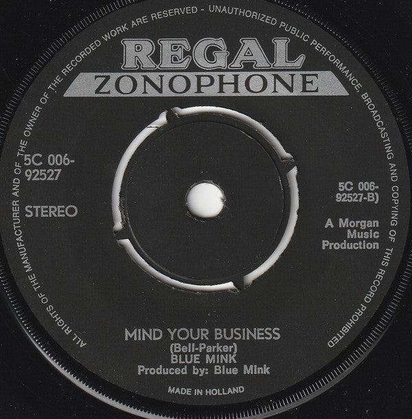 Blue Mink : The Banner Man (7", Single, Pur)