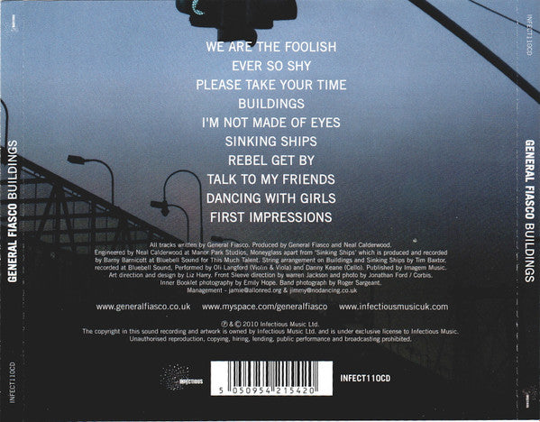 General Fiasco : Buildings (CD, Album)