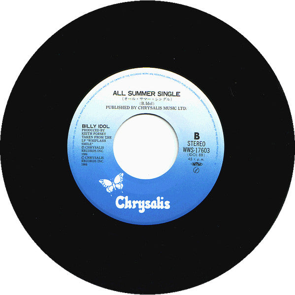 Billy Idol : To Be A Lover (7", Single)