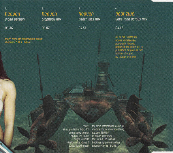 U96 : Heaven (CD, Maxi)