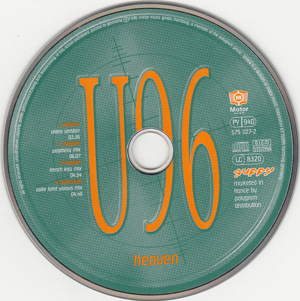 U96 : Heaven (CD, Maxi)