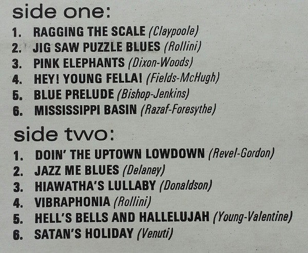 Joe Venuti, Eddie Lang & Adrian Rollini : Hell's Bells & Hallelujah (LP, Comp)