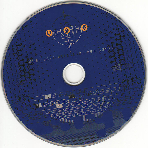 U96 : Love Religion (CD, Maxi)