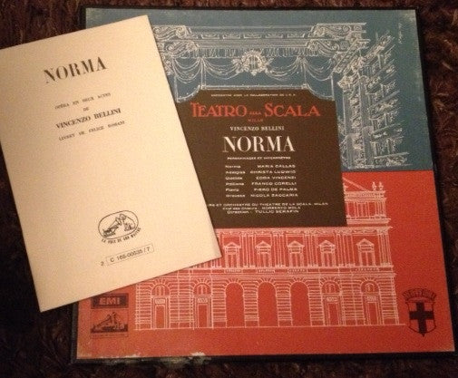 Vincenzo Bellini - Maria Callas, Christa Ludwig, Edda Vincenzi, Franco Corelli, Piero De Palma, Nicola Zaccaria, Coro Del Teatro Alla Scala Et Orchestra Del Teatro Alla Scala, Norberto Mola, Tullio Serafin : Norma (3xLP + Box, RE)