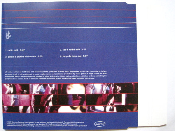 Todd Terry Presents Shannon : It's Over Love (CD, Single)