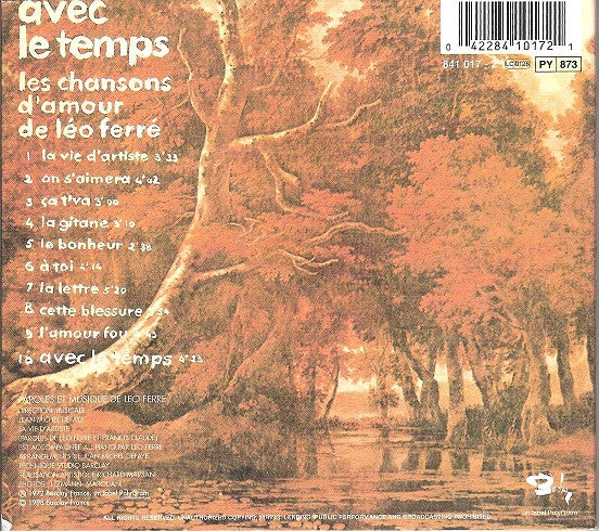 Léo Ferré : Avec Le Temps (CD, Comp, RE)