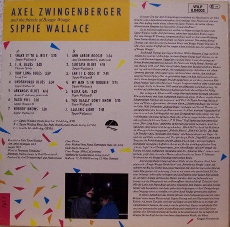 Axel Zwingenberger & Sippie Wallace : Axel Zwingenberger & Sippie Wallace (LP, Album)