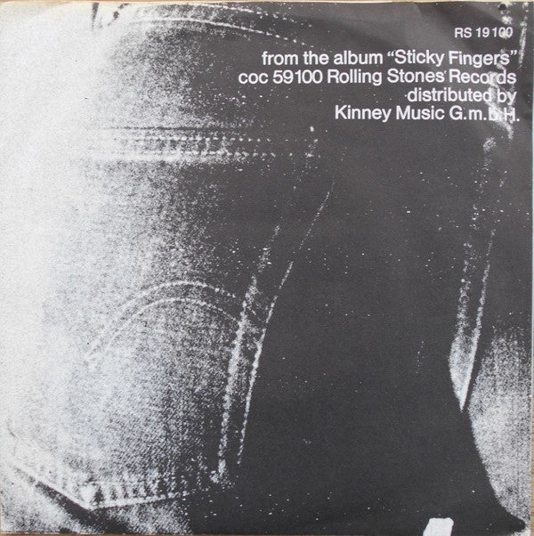 The Rolling Stones : Brown Sugar / Bitch (7", Single, Mono, Lar)