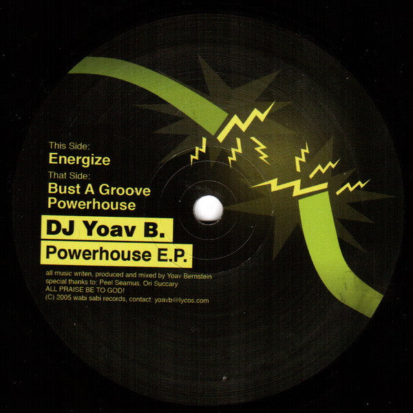 DJ Yoav B. : Powerhouse E.P. (12", EP)