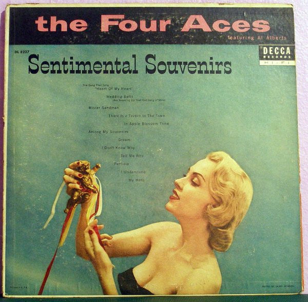 The Four Aces Featuring Al Alberts : Sentimental Souvenirs (LP, Mono)