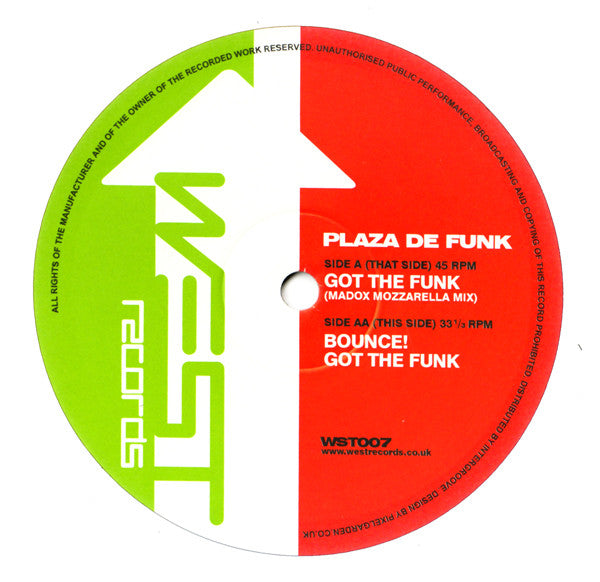 Plaza De Funk : Got The Funk (12")