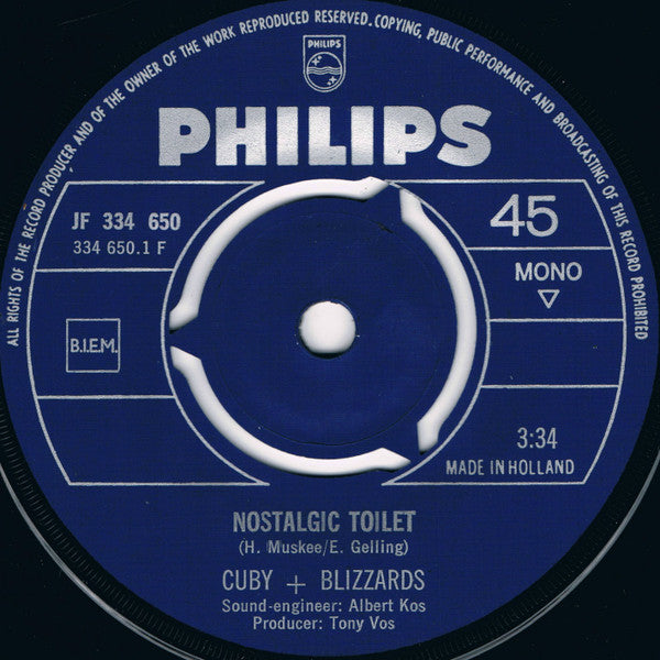 Cuby + Blizzards : Nostalgic Toilet / 116 A Queensway (7", Single, Mono)