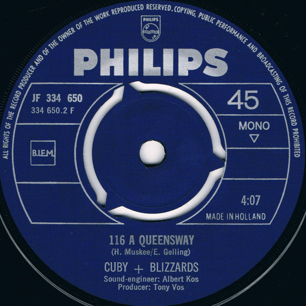 Cuby + Blizzards : Nostalgic Toilet / 116 A Queensway (7", Single, Mono)