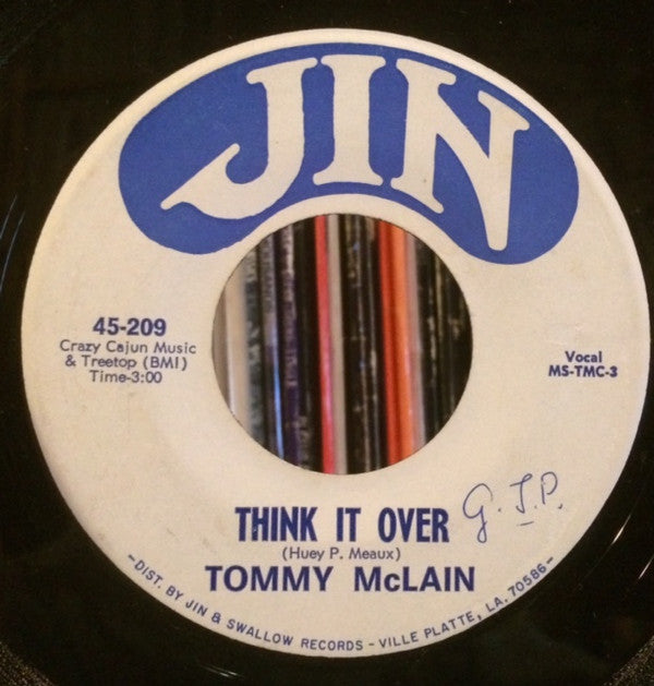 Tommy McLain : Think It Over / I Can't Take It No More (7", Single)