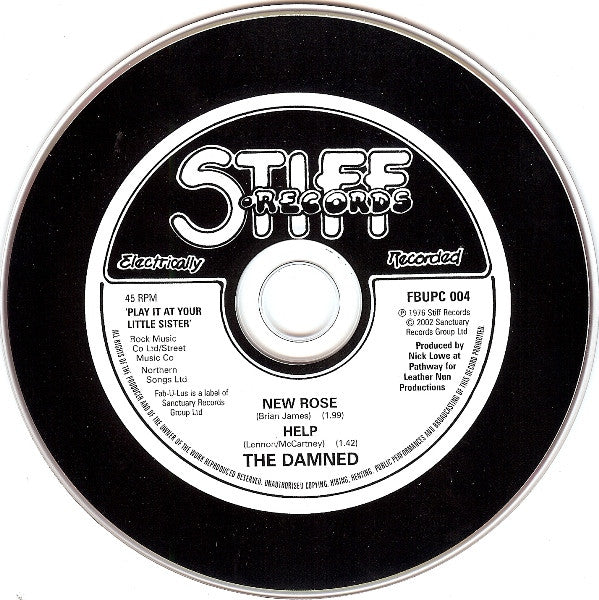 The Damned : Play It At Your Little Sister (CD, Single, RE + 7", S/Sided, Etch + Ltd)