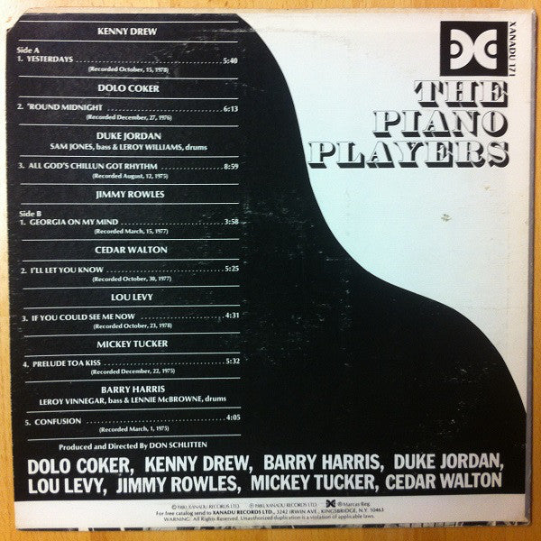 Various : The Piano Players (LP, Comp)
