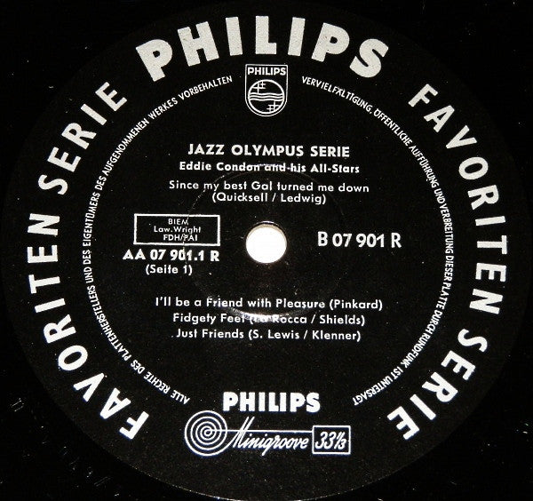 Eddie Condon : Jazz Olympus Series (10")