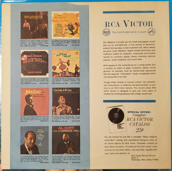 Rodgers & Hammerstein : RCA Victor Presents Rodgers & Hammerstein's South Pacific (An Original Soundtrack Recording) (LP, Album, RE, Ind)