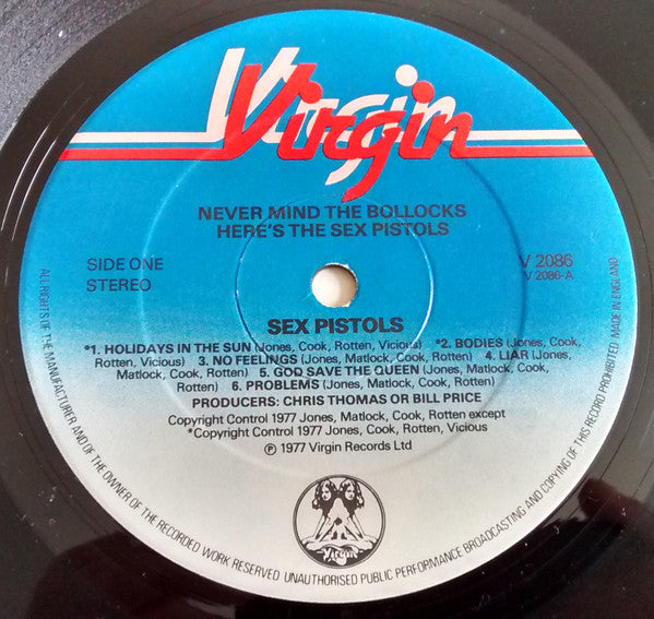 Sex Pistols : Never Mind The Bollocks Here's The Sex Pistols (LP, Album)