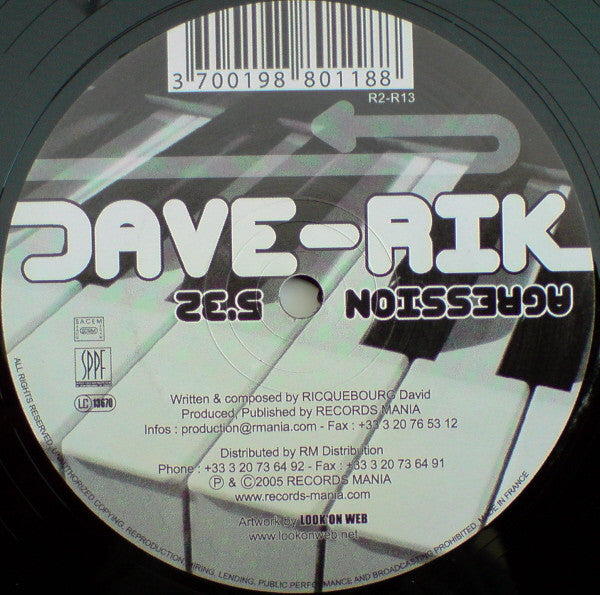 Dave-Rik : Requiem (12")