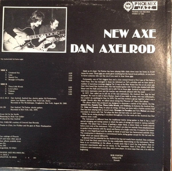 Dan Axelrod : New Axe (LP, Album)