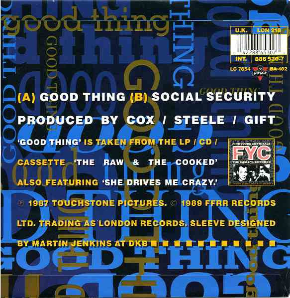 FYC* : Good Thing (7", Single)