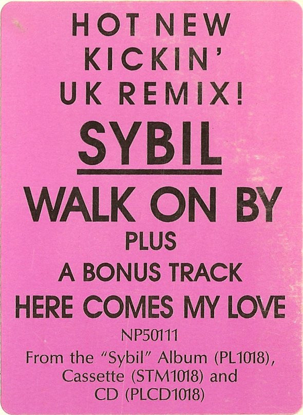 Sybil : Walk On By (12")