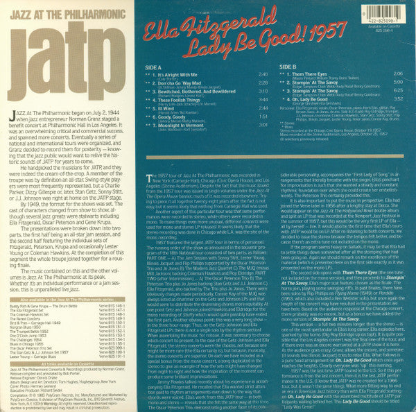 Ella Fitzgerald : Lady Be Good! (LP, Comp, RE)