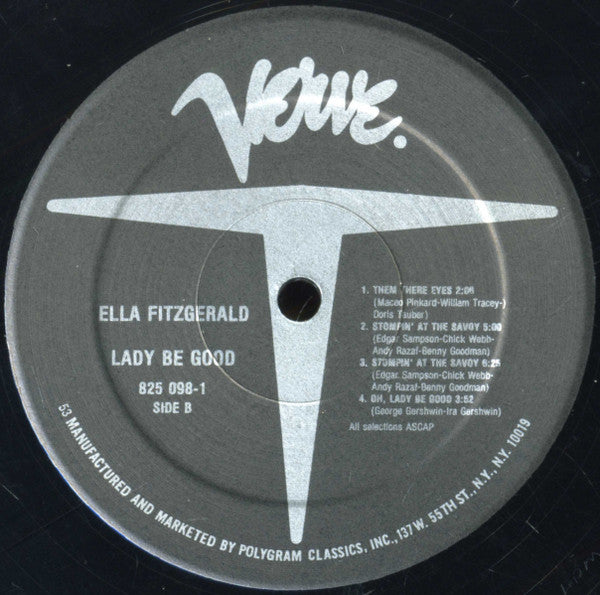 Ella Fitzgerald : Lady Be Good! (LP, Comp, RE)