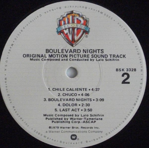 Lalo Schifrin : Boulevard Nights (Original Sound Track) (LP, Album)