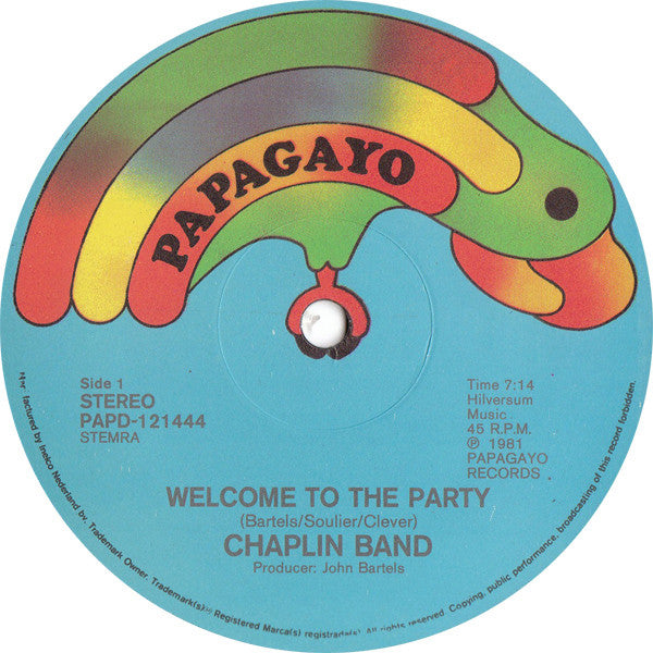 The Chaplin Band : Welcome To The Party (12")