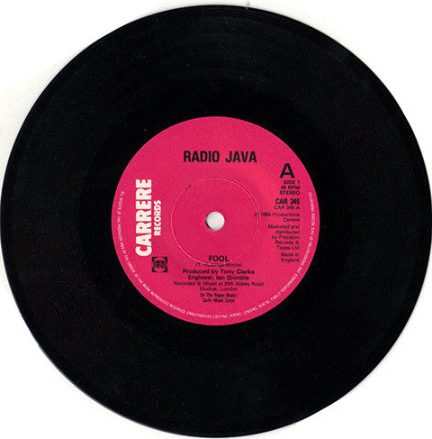 Radio Java : Fool (7", Single)
