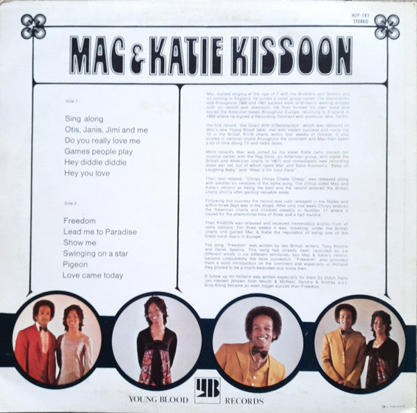 Mac And Katie Kissoon : Sing Along With Mac & Katie Kissoon (LP, Comp)