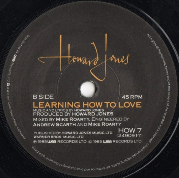 Howard Jones : Look Mama (7", Single, PRS)