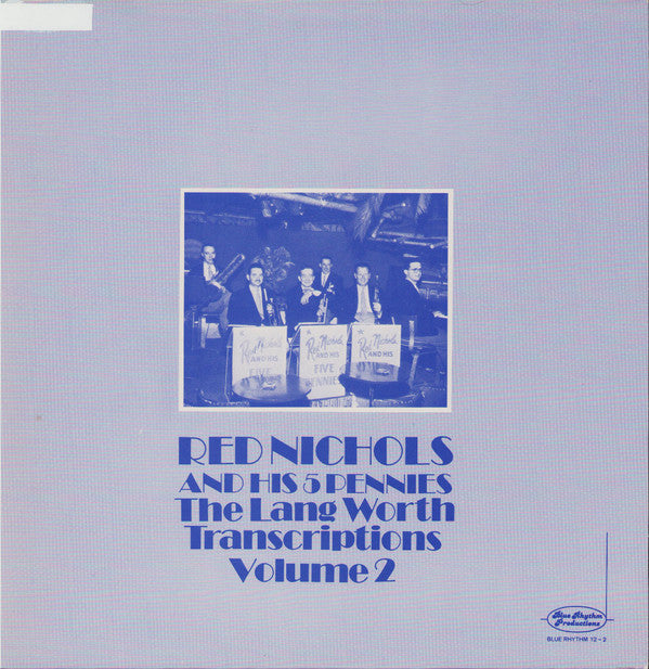 Red Nichols And His Five Pennies : The Lang Worth Transcriptions Volume 2 (LP, Comp, Mono)