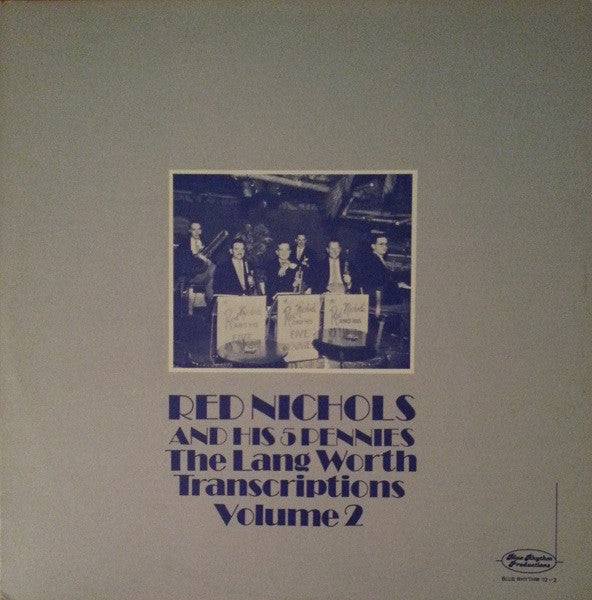 Red Nichols And His Five Pennies : The Lang Worth Transcriptions Volume 2 (LP, Comp, Mono)