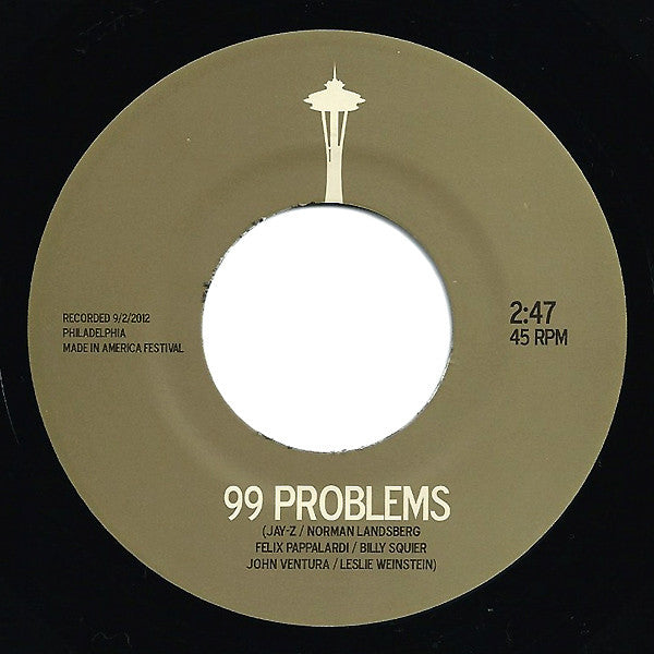 Pearl Jam : 99 Problems (7", Single)