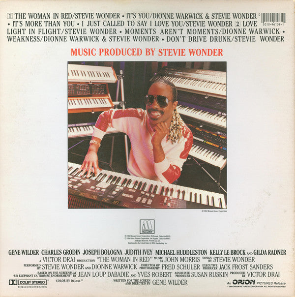 Stevie Wonder : The Woman In Red (Selections From The Original Motion Picture Soundtrack) (LP, Album, Gat)