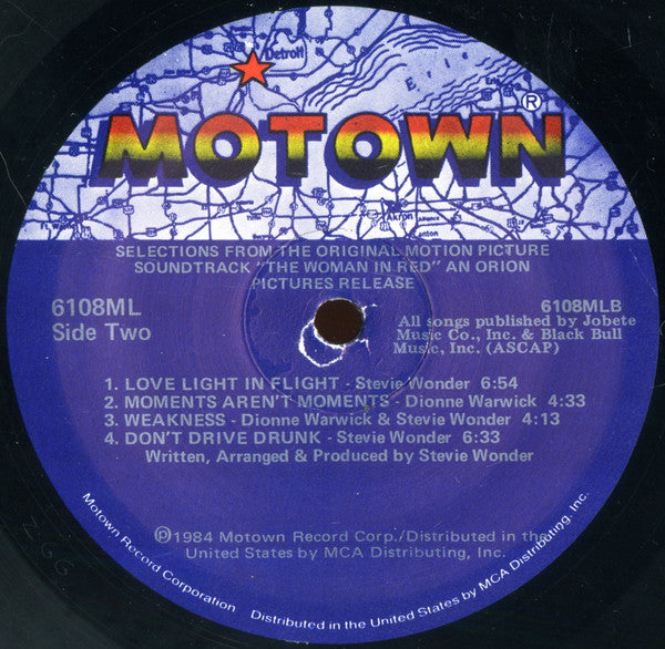 Stevie Wonder : The Woman In Red (Selections From The Original Motion Picture Soundtrack) (LP, Album, Gat)