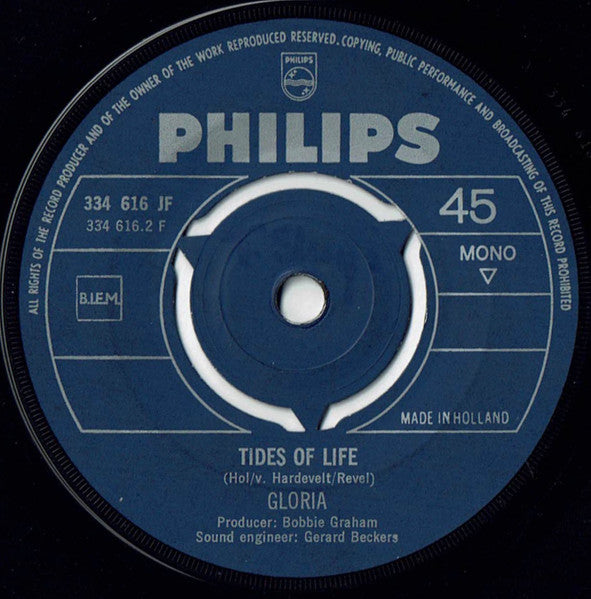 Unit Gloria : Bitter Sweet / Tides Of Life (7", Single, Mono)