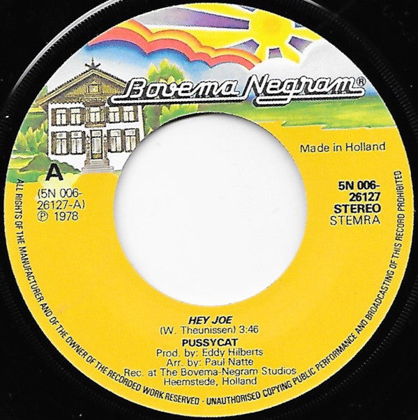 Pussycat (2) : Hey Joe (7", Single)